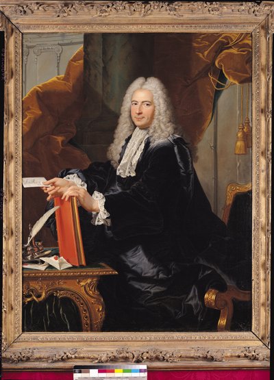 Portrait of Philibert Orry (1689-1747) by Hyacinthe Francois Rigaud